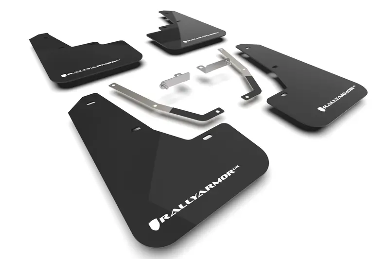 Rally Armor Black Ur Mud Flaps W/ White Logo For 2024-2026 Subaru Crosstrek 1