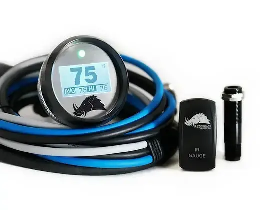 Razorback 3.2 Edition Dimmable Infrared Cvt Belt Temperature Gauge - Black 1