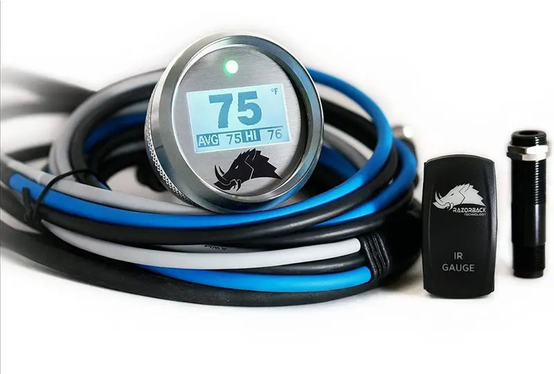Razorback 3.2 Edition Dimmable Infrared Cvt Belt Temperature Gauge Matte Silver 1