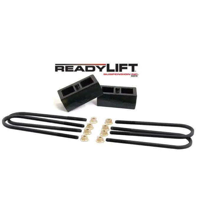 Readylift 2" Rear Block Kit For 2000-2010 Gm Silverado/Sierra 2500/3500 Hd Srw 1