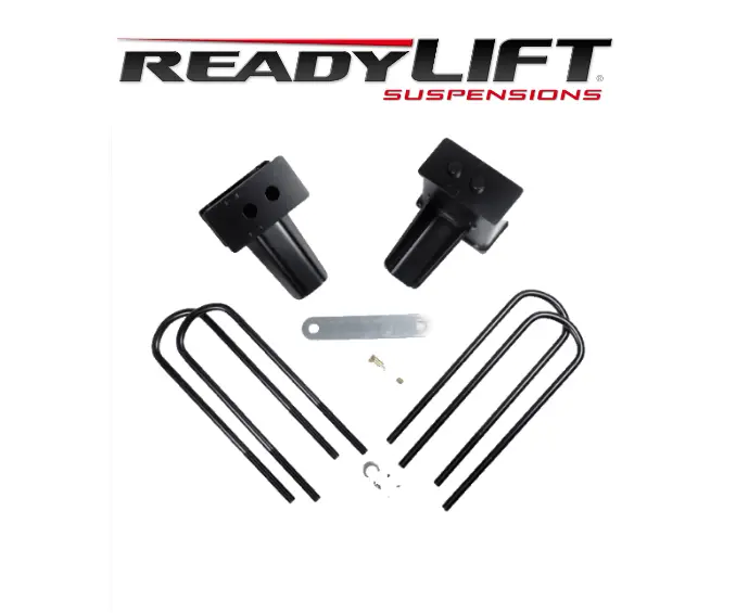Readylift Rear Block Kit With U-Bolts For 2021-2025 Ford F-150 2Wd/4Wd 1