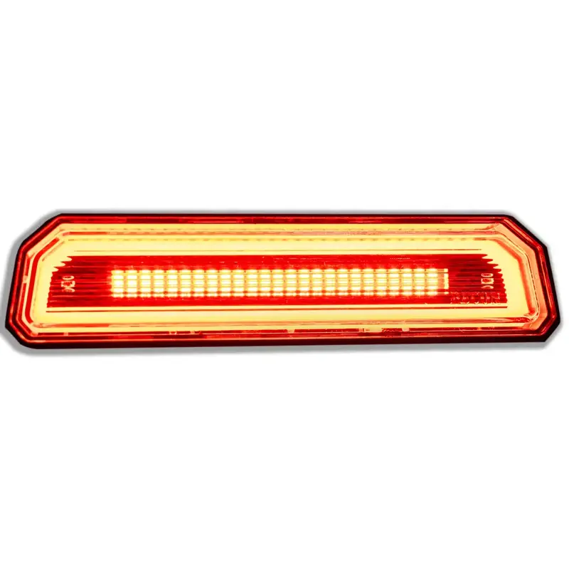 Recon Clear Lens Ultra High Power Red Oled 3Rd Brake Light For 18-21 Jl Wrangler 1