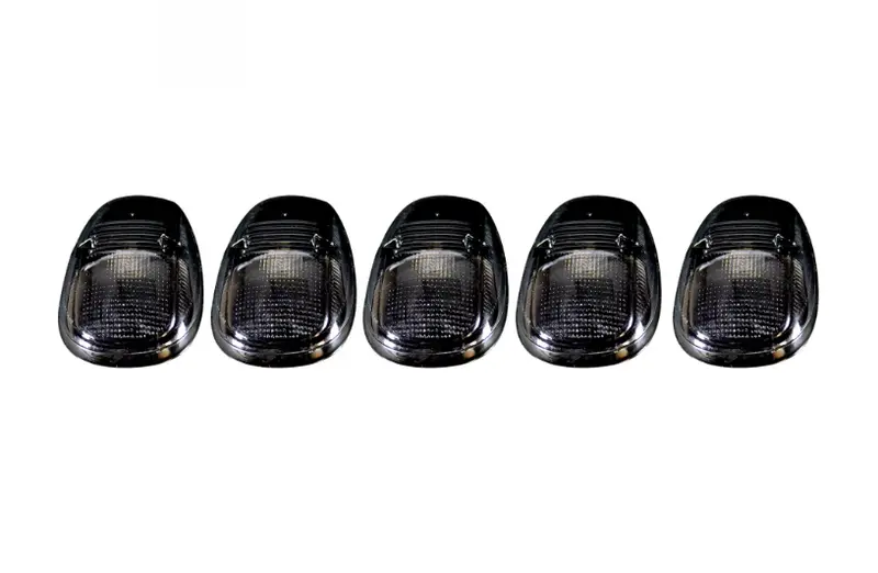 Recon Smoked Lens Amber Led Cab Light Kit For 1999-2002 Dodge Ram 1500/2500/3500 2