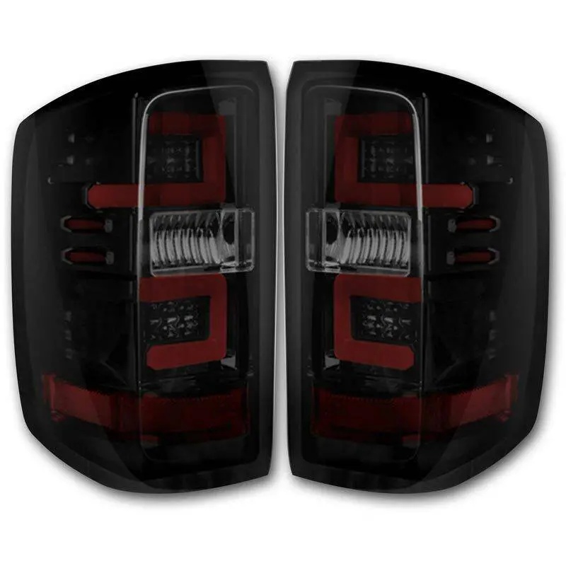 Recon Smoked Oled Tail Lights For 2015-2019 Chevrolet Silverado 2500 / 3500 1