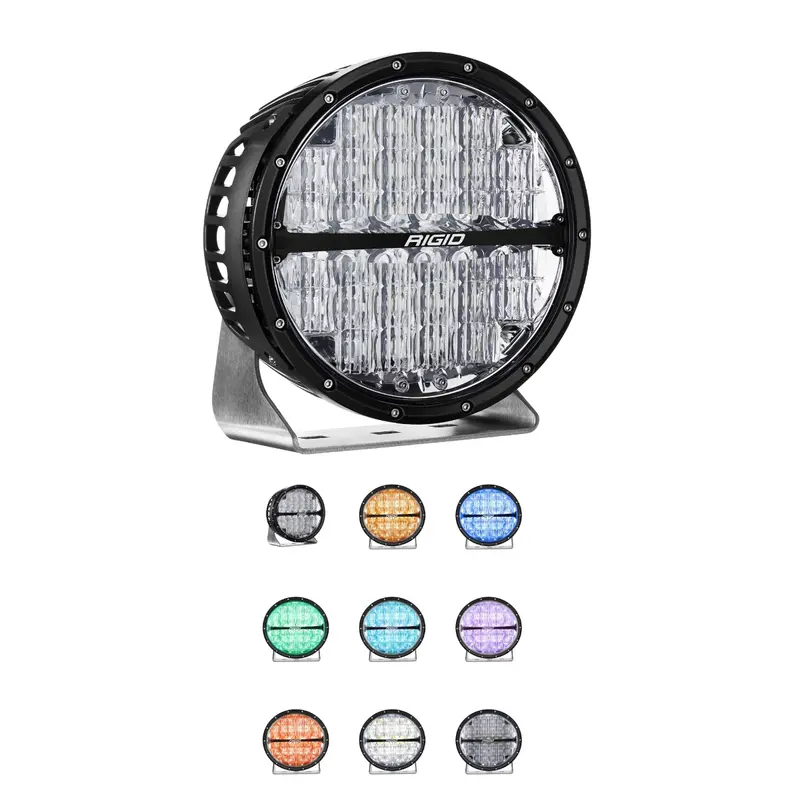 Rigid 360-Series 9 Inch Drive Optic Universal Led Light Pod W/ Rgbw Backlighting 1