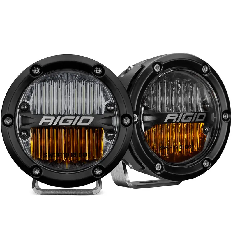 Rigid 360-Series Sae Pro Selective Yellow/White Fog Light Kit (Pair) Universal 1