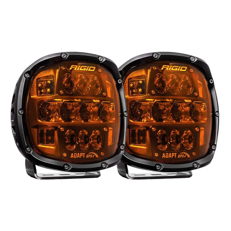 Rigid Industries Adapt Xp Spot Universal Led Light Pods W/ Amber Pro Lens (Pair) 1