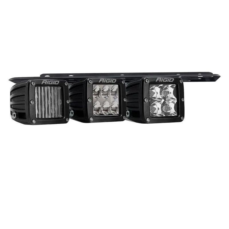 Rigid Industries Adjustable Triple Fog Light Kit For 2021-2023 Ford F-150 Raptor 1