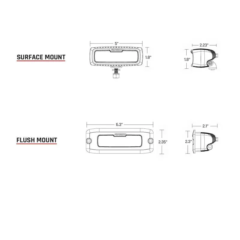 Rigid Industries Driving Surface Mount Sr-Q Pro 914313 2