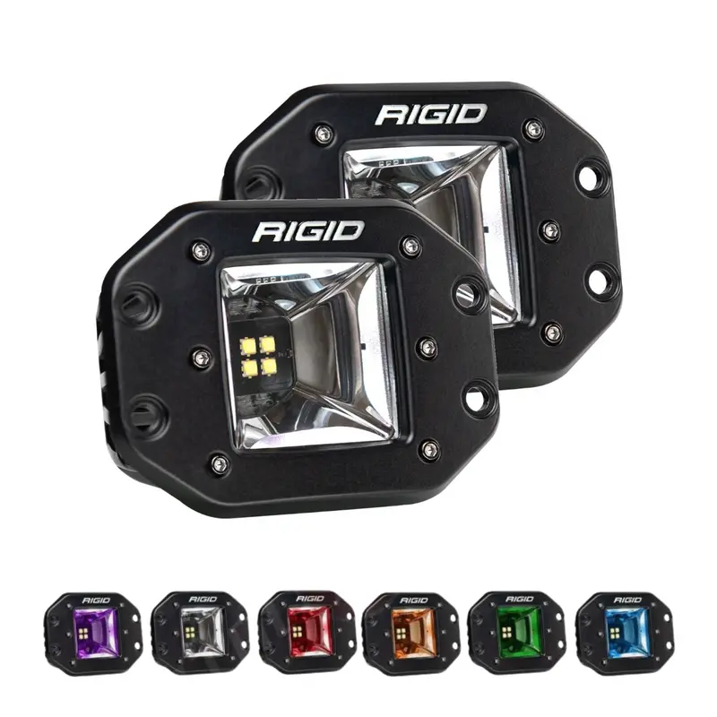 Rigid Industries Radiance+ Scene Flush Mount Light Pods W/ 8 Backlight Options 1