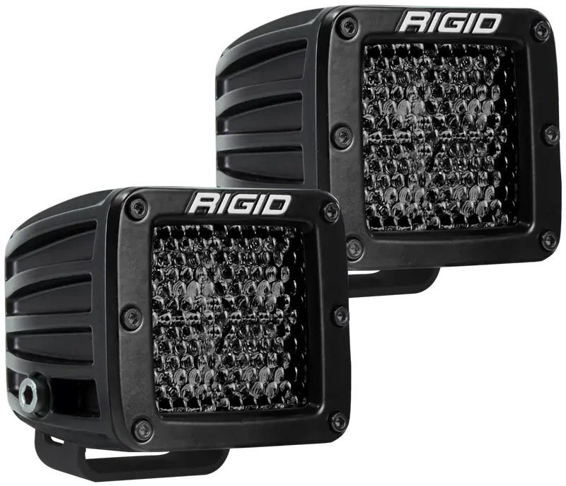 Rigid Industries Spot Diffused Midnight Surface Mount Pair D-Series Pro 202513Blk 1