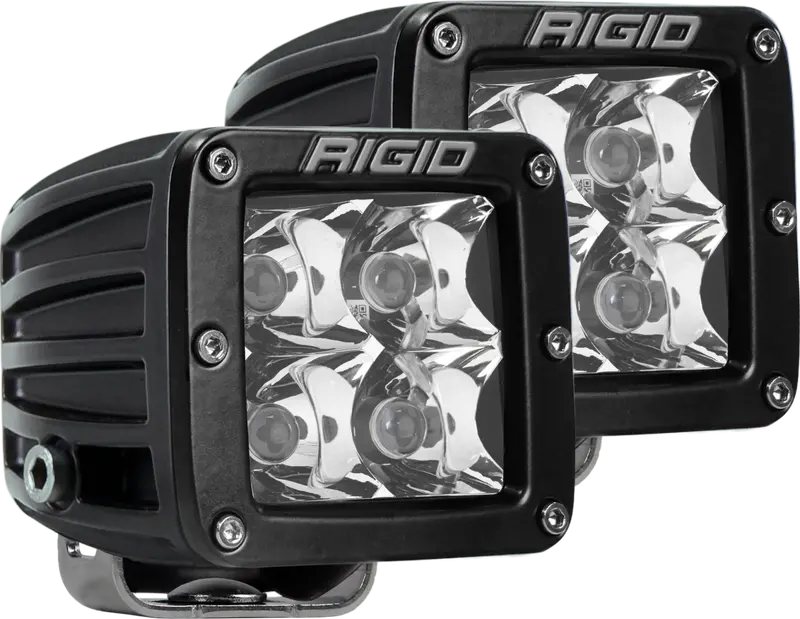Rigid Industries Spot Surface Mount Black Pair D-Series Pro 202213 1