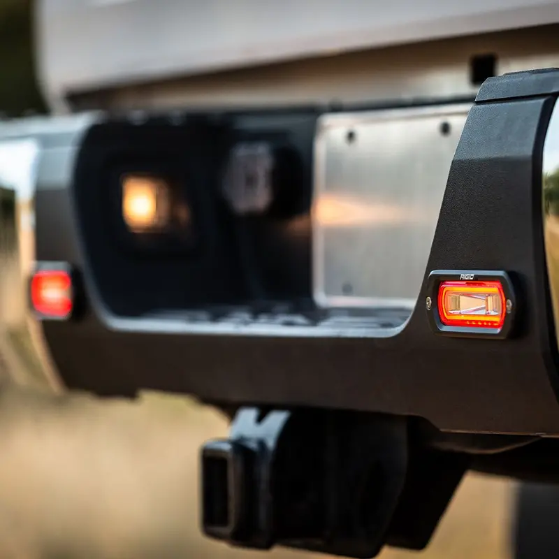 Rigid Industries Sr-L Series Off-Road Universal Spreader Light Pods W/ Red Halo 2