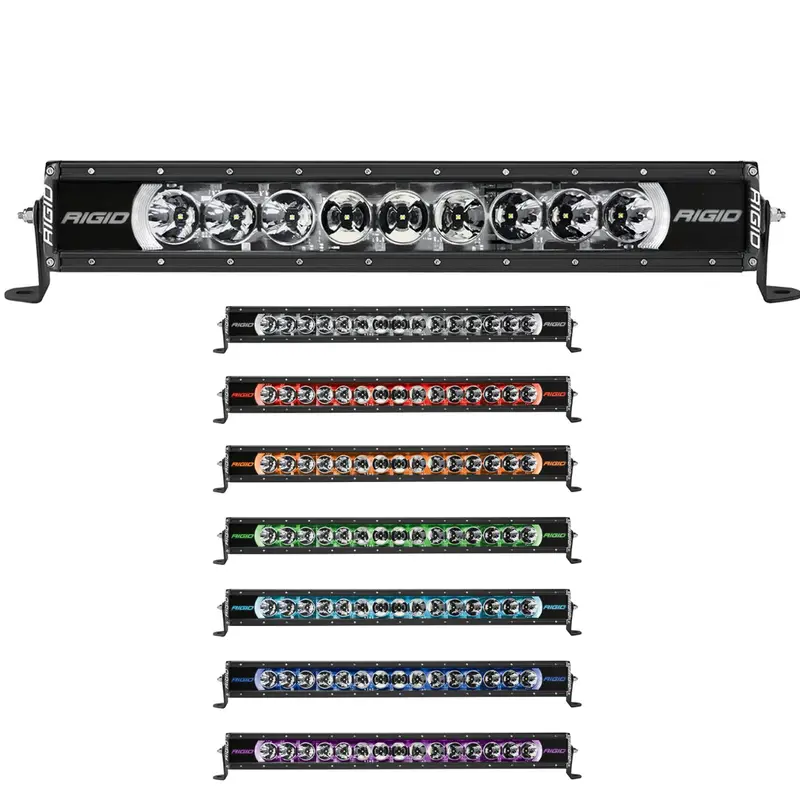Rigid Radiance+ 20 Inch 7128Lm Universal Led Light Bar W/ 8 Backlight Options 1