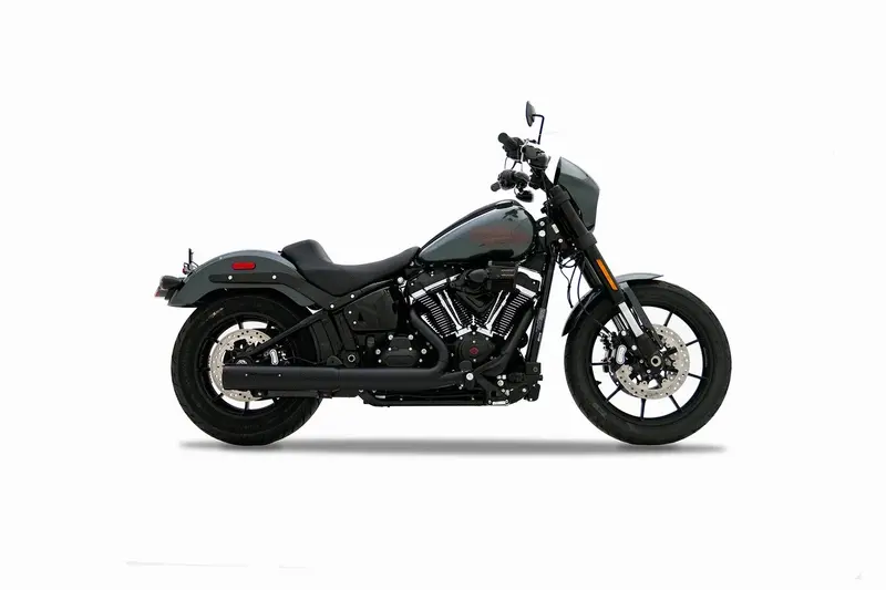 Rinehart Hp40 4In Black 2 Into 1 Slip-On Muffler For 2025-2026 Harley Davidson Softail M8 117 1