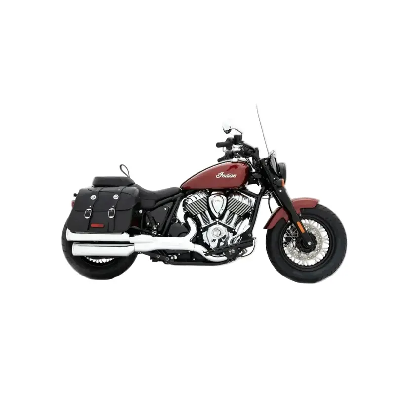 Rinehart Racing 4In Chrome Slip-On Mufflers For 2022-2026 Indian Chief 116/Super Chief 116/Chief Bobber 116 V-Twin 1