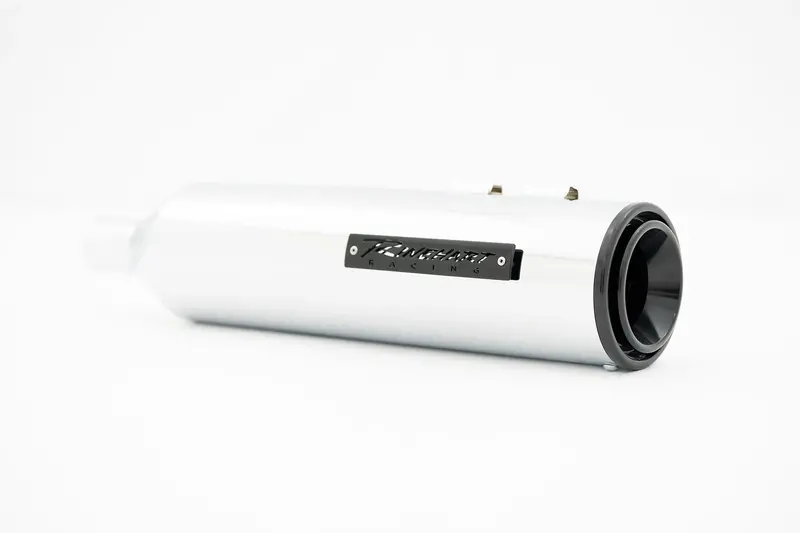Rinehart Racing Hp45 4.5In Chrome/Black Slipon Mufflers For 2017–2026 Harley Davidson Touring Models 1