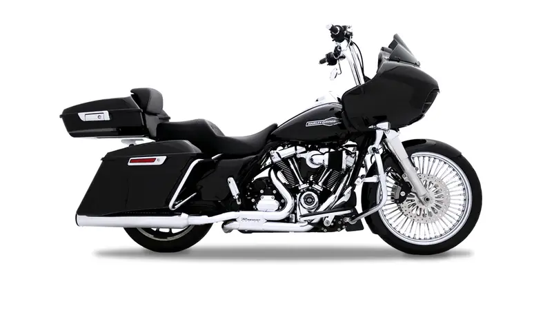 Rinehart Racing Hp45xl 4.5In Chrome Slip-On Mufflers For 2017-2026 Harley Davidson Touring Models M8 1