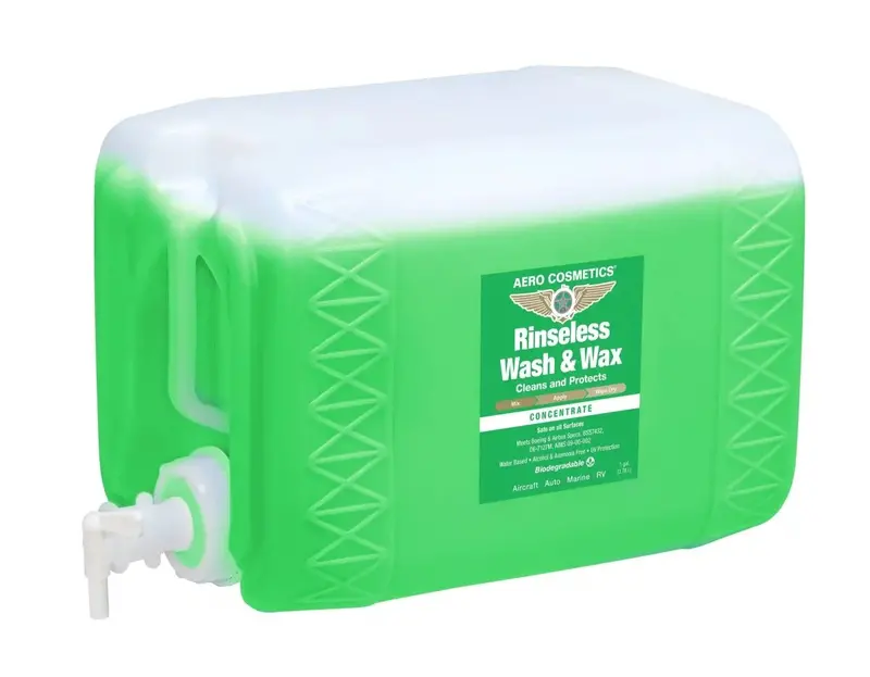 Rinseless Wash & Wax - 5 Gallons W/ Spigot - Waterless Rinse-Free Car Wash 1