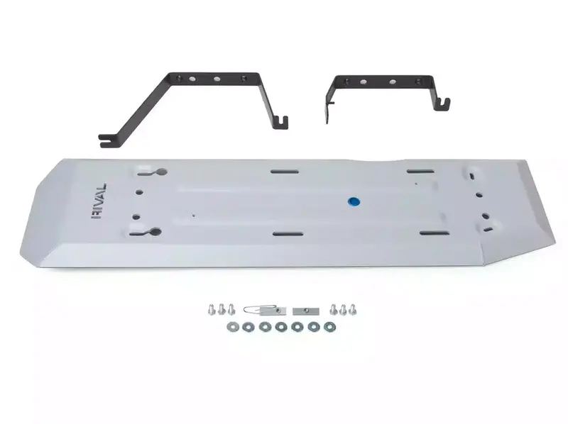 Rival Heavy Duty Aluminum Gas Tank Skid Plate Kit For 2024-2025 Ford Ranger 1