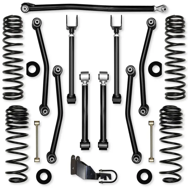 Rock Krawler 2.5 Inch Ultimate Adventure Mid-Arm Suspension Lift Kit For 2018+ Jeep Wrangler Jlu 1
