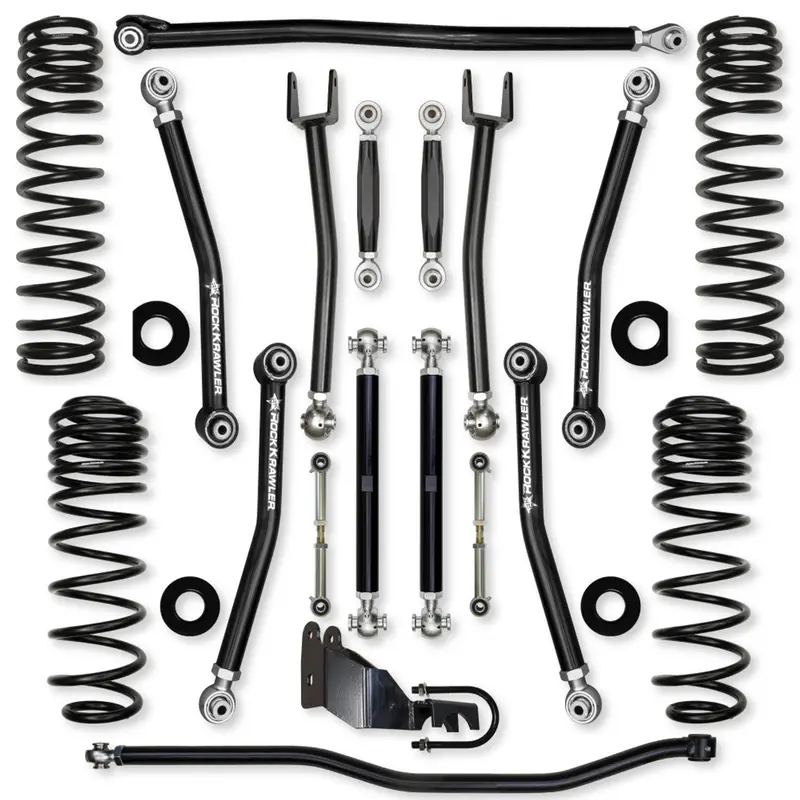 Rock Krawler 2.5 Inch X-Factor Front & Rear Suspension Lift Kit For 2020+ Jeep Wrangler Jlu Diesel 1