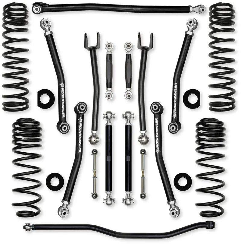 Rock Krawler 2.5 Inch X-Factor Front & Rear Suspension Lift Kit For 2021+ Jeep Wrangler Jlu (392) 1