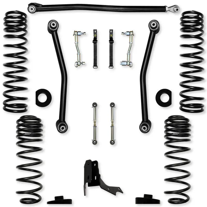 Rock Krawler 3.0-Inch Adventure Series Front & Rear Mid-Arm Lift Kit For 2019+ Jeep Wrangler Jt Diesel 1
