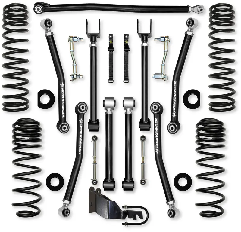 Rock Krawler 3.5 Inch Adventure X Mid-Arm Lift Kit For 2018+ Jeep Wrangler Jl 1