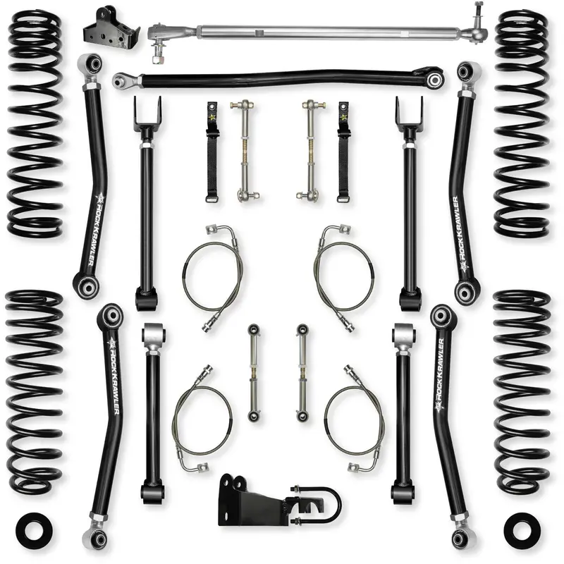 Rock Krawler 4.5 Inch Adventure X Mid-Arm Suspension Lift Kit For 2007-2018 Jeep Wrangler Jk 1