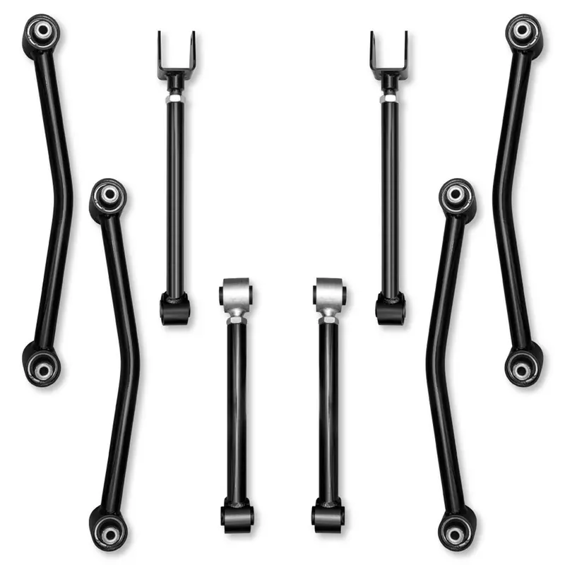 Rock Krawler Adventure Series Front & Rear Control Arm Kit For 2007-2018 Jeep Wrangler Jk/Jku 1