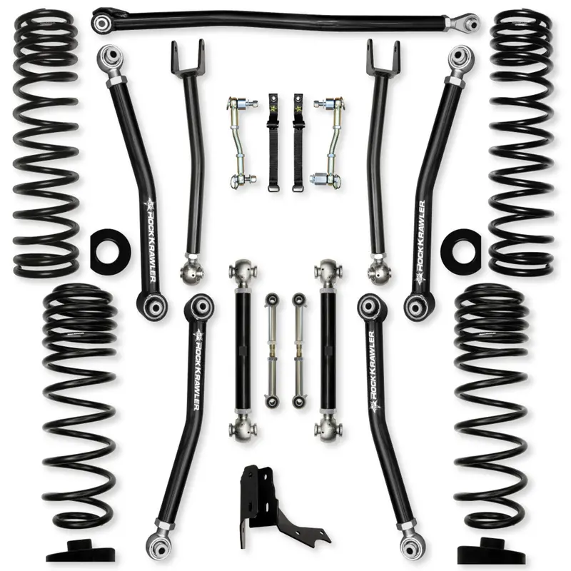 Rock Krawler Jt 3.0 Inch X Factor Mid-Arm Suspension Lift Kit For 2021-2023 Jeep Gladiator Jt Diesel 1