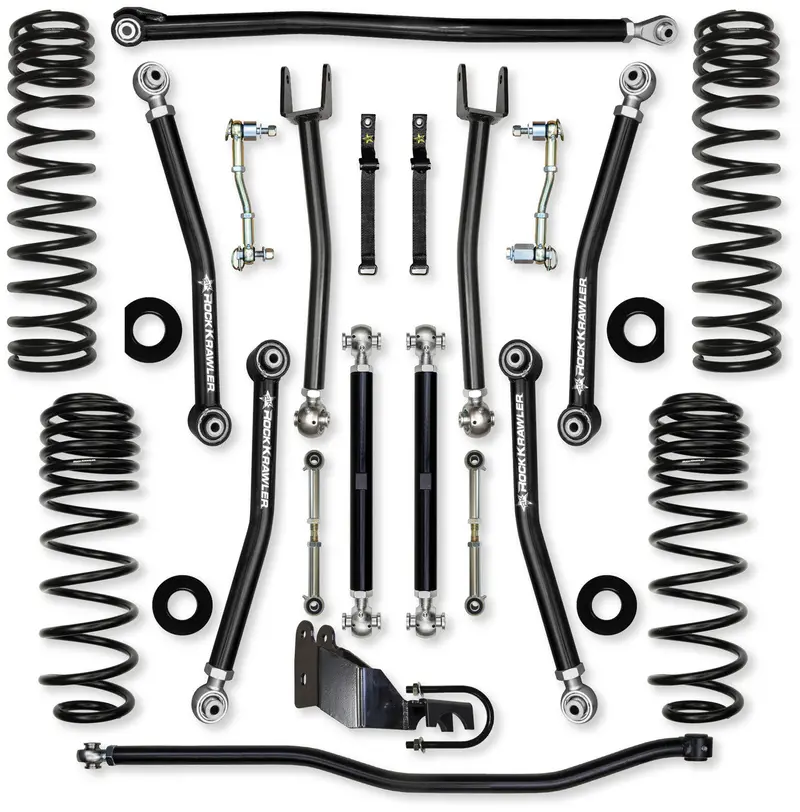 Rock Krawler X-Factor 2.5 Inch Front & Rear Lift Kit For 2021+ Jeep Wrangler Jlu (4Xe) 1