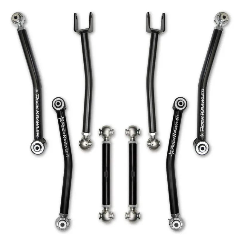 Rock Krawler X-Factor Front & Rear Control Arm Package For 2019+ Jeep Gladiator Jt 1