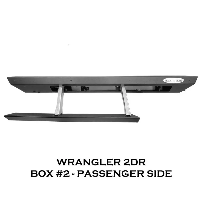 Rock Slide Engineering 3Rd Gen Passenger Side Step Slider For 2007-2018 Jeep Wrangler Jk 2-Door 1