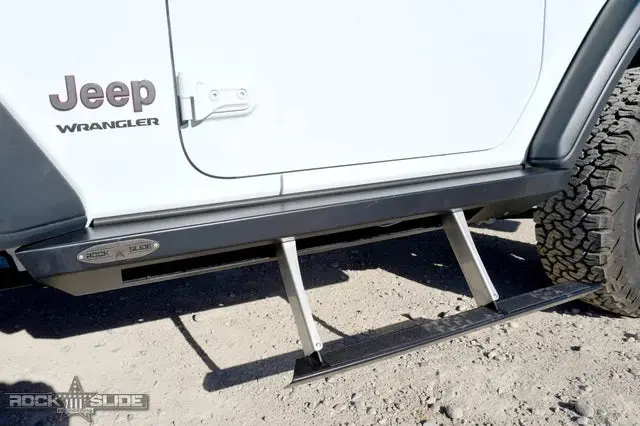 Rock Slide Engineering 3Rd Gen Passenger Side Step Slider For 2018-2023 Jeep Wrangler Jl 2-Door 2