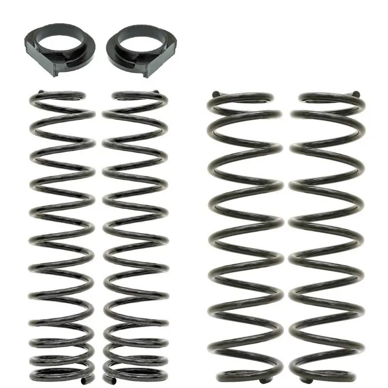 Rockjock 4" Lift Coil Spring Set W/ Front Isolators For 2018-2026 Jeep Wrangler Jl 1