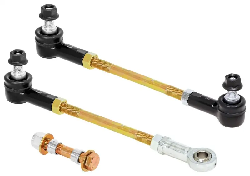 Rockjock Adjustable Front Sway Bar End Links For 18-25 Jeep Wrangler/Gladiator 1