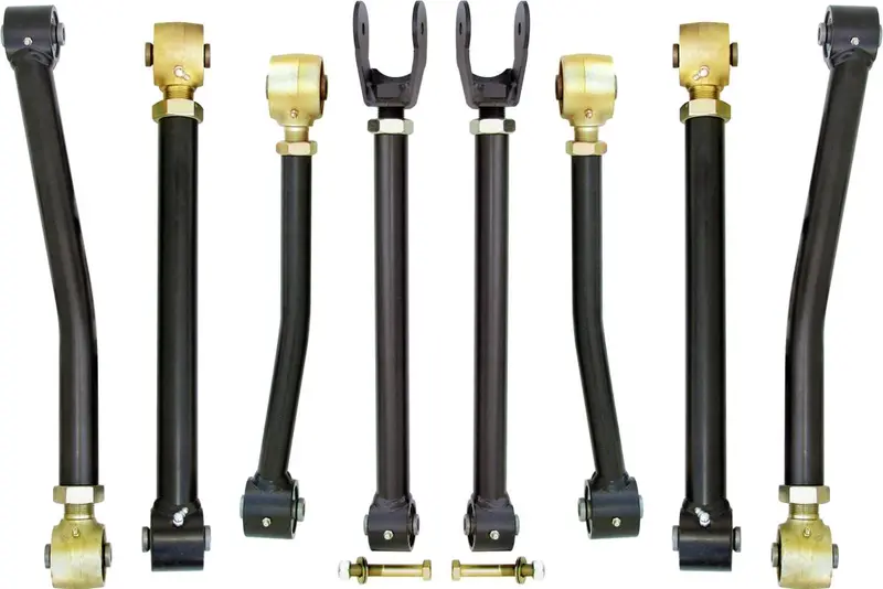 Rockjock Johnny Joint  Adjustable Control Arm Set For 2007-2018 Wrangler Jk 1