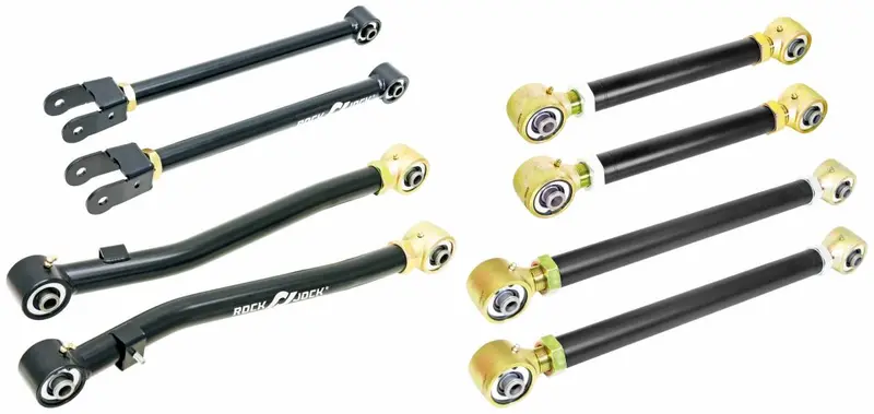 Rockjock Johnny Joint Fully Adjustable Control Arm Set For 2020-2026 Gladiator Jt 1