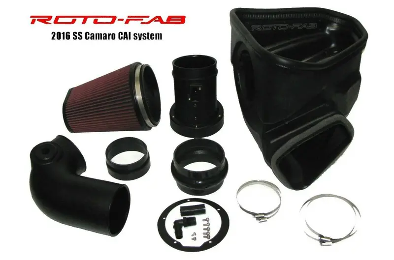 Roto-Fab 10161048 Cold Air Intake Kit Oiled Filter For 16-21 Chevy Camaro Ss 6.2 2