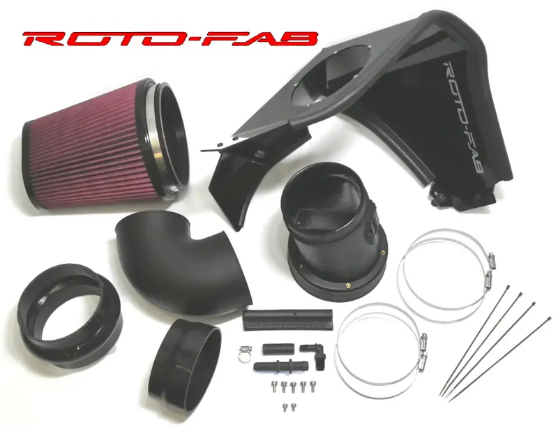 Roto-Fab Cold Air Intake Kit Oiled Filter For 2016-2019 Cadillac Cts-V 6.2L 1