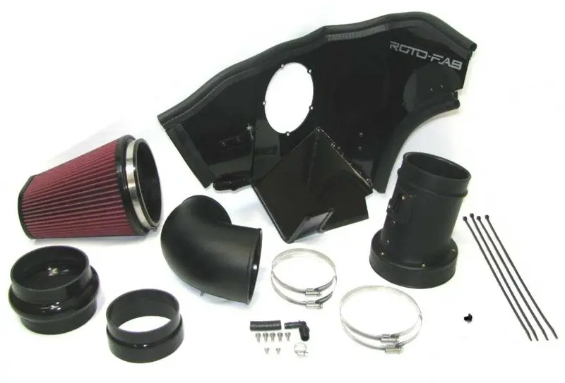 Roto-Fab Cold Air Intake Kit Oiled Filter For 2017-2021 Chevy Camaro Zl1 1