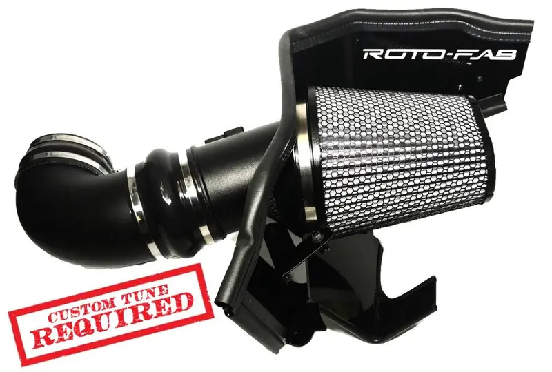 Roto-Fab Cold Air Intake W/ Dry Filter For 2016-2023 Camaro Ss W/ E-Force Sc 1