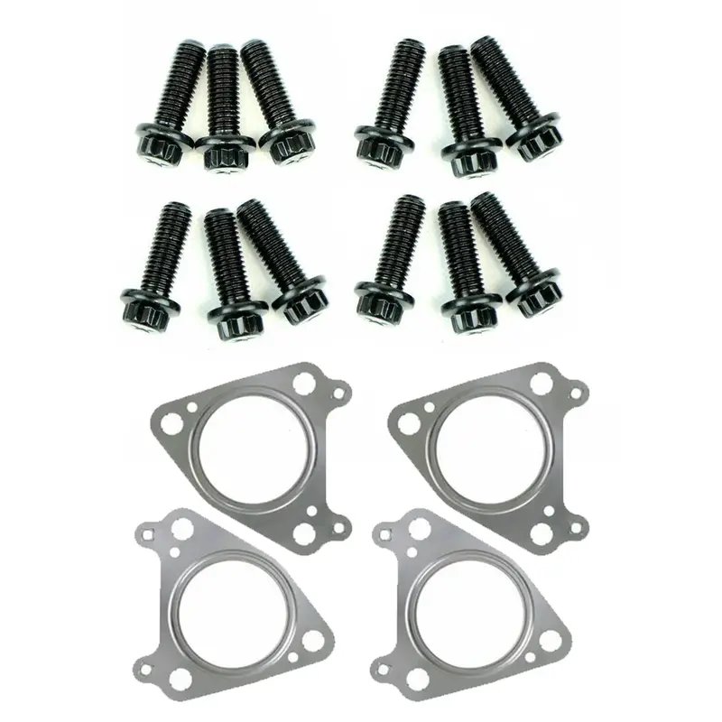 Rudy's 12Pt Uppipe Bolt Set W/ Gaskets For 01-16 6.6L Lb7 Lly Lbz Lmm Lml Diesel 1
