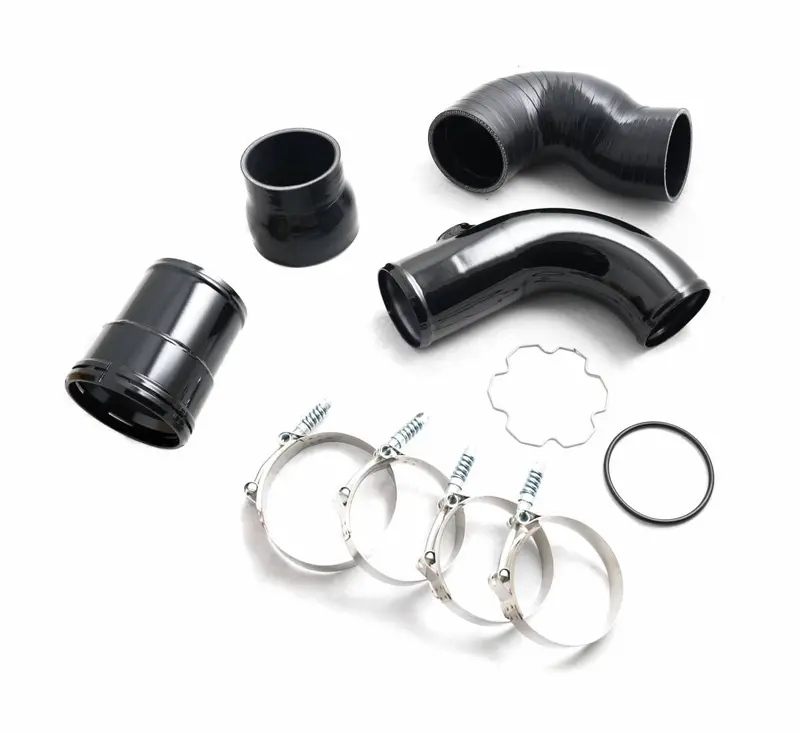 Rudy's Black Cold Side Intercooler Pipe Upgrade Kit For 11-16 6.7L Powerstroke 2
