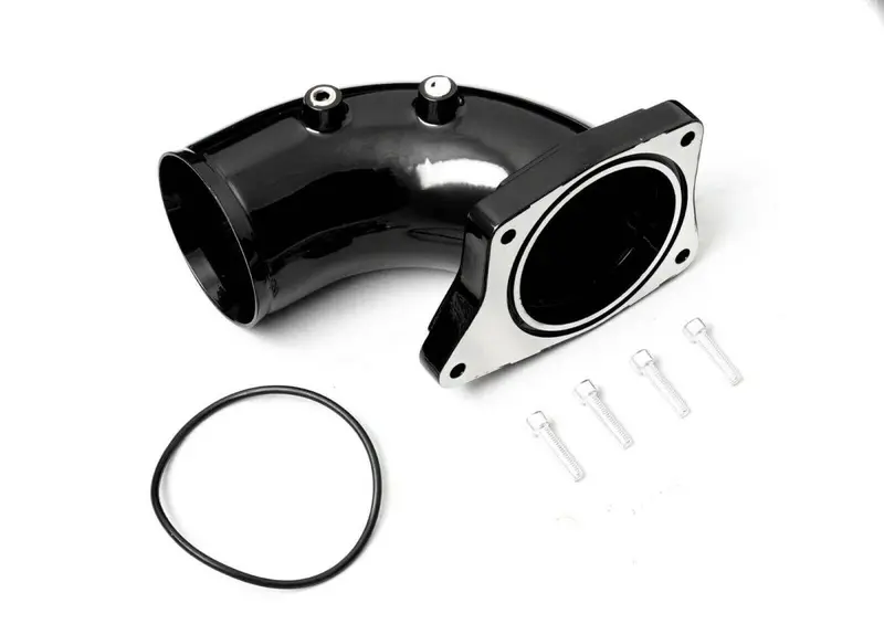 Rudy's Black High Flow Intake Elbow For 05-07 6.0L Powerstroke 2