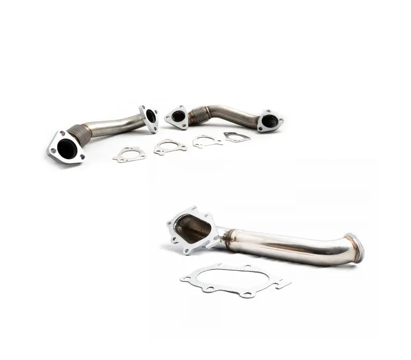 Rudy's Bolt-On Hd Uppipe Kit W/ Gaskets & Turbo Pipe For 01-04 Gm 6.6 Lb7 Diesel 1