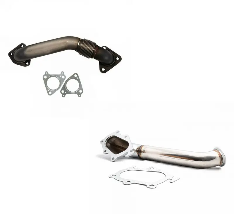 Rudy's Bolt-On Passenger Side Uppipe & Turbo Pipe For 01-04 Gm 6.6L Lb7 Duramax 1