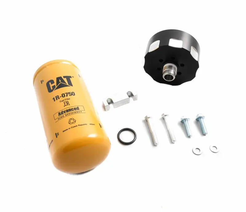 Rudy's Cat 1R-0750 Fuel Filter Adapter For 01-16 6.6 Duramax 1